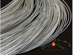 КАНИТЕЛЬ ЖЕСТКАЯ 0,9мм - 5г - СЕРЕБРО МАТОВОЕ (022)