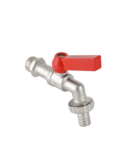 Кран водоразборный со съемным штуцером VALTEC VT.051 1/2 3/4 с носиком