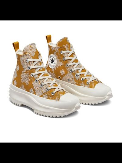 Кеды Converse Run Star Hike Festival Broderie High Top Goldtone