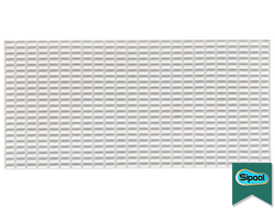 Плитка фарфоровая противоскользящая SertekPool 12.5х25 белая