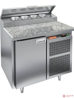 Стол для пиццы HICOLD PZ2-1/GN (1/6) гранит