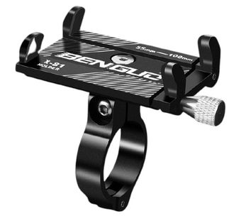 Держатель для смартфона Bengud X-81 HOLDER, алюм., черн.