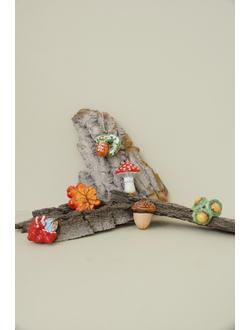 Комплект елочных игрушек "Плоды леса"