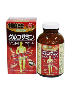 MARUMAN Глюкозамин + MSM + Хондроитин + Коллаген + Витамины (900 табл на 100 дней).