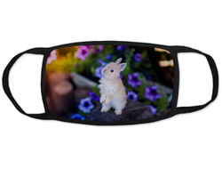 Тканевая защитная маска на лицо год Кролика №8