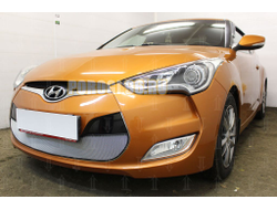Защита радиатора Hyundai Veloster 2012-2016 chrome