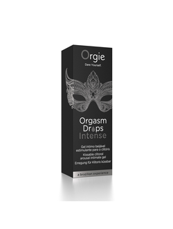 51966 Возбуждающий съедобный гель для клитора Orgie Orgasm Drops Intense, 30 мл