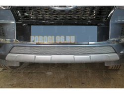 Защита радиатора Chery Tiggo 4 2018- chrome низ