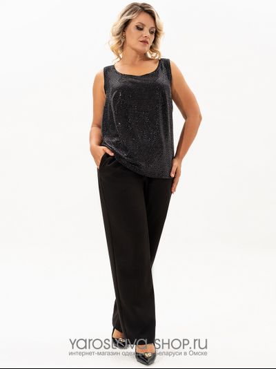 Стильный и изысканный комплект, состоящий из элегантного жакета кимоно, блузы и брюк