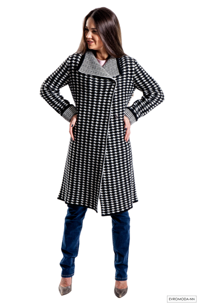 Жакет женский удлиненный Cappotto Tricot Linea Cinque Италия разм. L