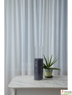 Насыпная свеча "Цилиндр 50 см", чёрная "Графит"