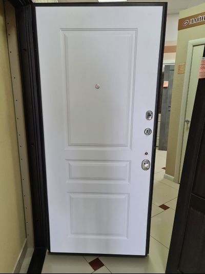 VENMAR (ВЕНМАР). ЦЕЗАРЬ 100 мм. СТАЛЬ 1,8 мм. ТРЕХКОНТУРНАЯ.  VINORIT ГРЕЦКИЙ ОРЕХ/ VINORIT БЕЛЫЙ МАТОВЫЙ