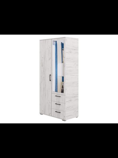 Шон-14 шкаф двухдверный распашной Крафт светлый