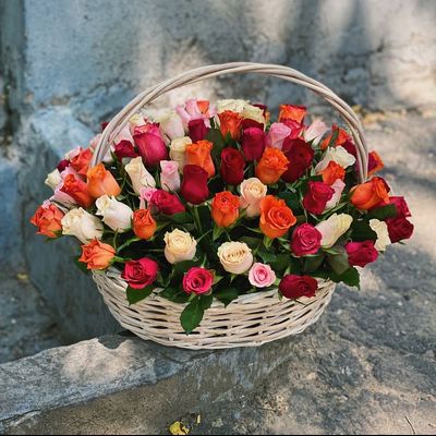 Корзина 101 роза
