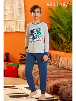 Пижама для мальчиков подростковая Baykar - 9605
