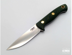 Нож Шершень сталь D2 желто-зеленая микарта