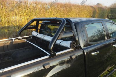 Виниловый тент для Форд Рейнджер Т6 2012+, на защёлках к металлическому каркасу, тот на струбцинах