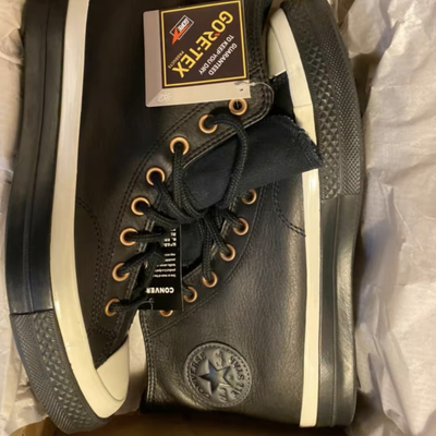 Зимние кеды Converse Gore Tex зимние черные высокие 165923C живое фото в коробке