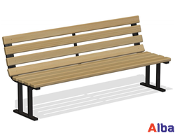 парковый диван комфортный