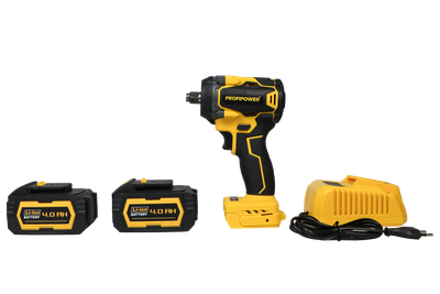 Аккумуляторный бесщеточный ударный гайковерт ProfiPower DTD-18V