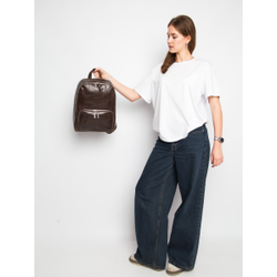 Женский кожаный рюкзак Vicenza Premium brown (арт. 
3105-52)