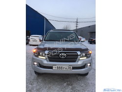 Бампер Toyota Land Cruiser 200 2007-2015 в стиле 2016+