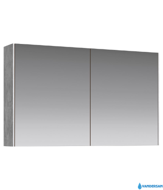 Зеркало-шкаф Aqwella Mobi-100, цвет бетон светлый