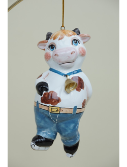 Бычок с букетом