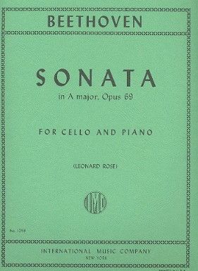 Beethoven. Sonata A major op.69 for cello and piano