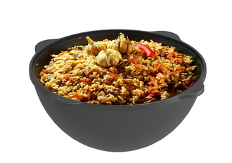 Казан чугунный 12 л с ручкой (Везувий)