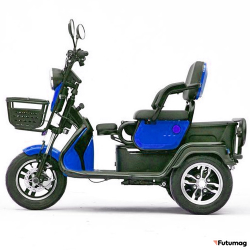 Трицикл GreenCamel Фродо X7 PRO (60V 800W R10) дифференциал синий