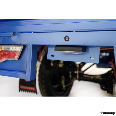 Грузовой электротрицикл Rutrike КАРГО Кабина Дуал обогрев 1500 60V1000W синий