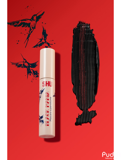 SHU Тушь с эффектом суперобъем BLACK MANIA 101 черный