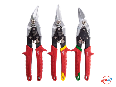 Набор ножниц по металлу Milwaukee (3 шт.) 48224533