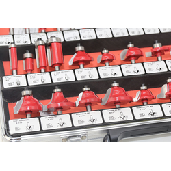 Набор из 35 фрез в кейсе (хв. 8 мм)