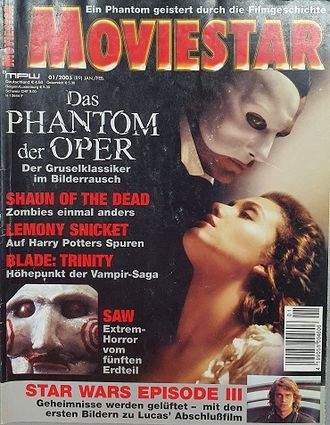 Moviestar Magazine February 2005 The Phantom of the Opera Cover, Иностранные журналы, Intpressshop