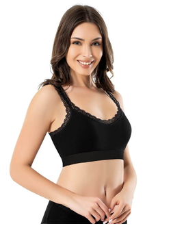 Топ женский Kota 6381 с кружевной окантовкой