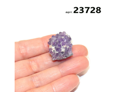 Аметист натуральный (щетка) Бразилия арт.23728: 9,3г - 20*21*17мм