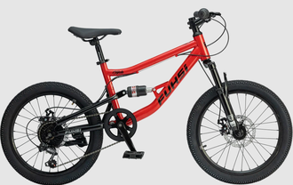 Велосипед FU606/ 7скоростей 20" красный