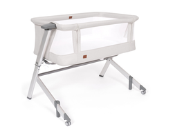 Приставная кроватка Nuovita Accanto Dalia Crema, Argenteo/Кремовый, серебристый
