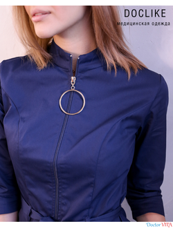 БЛУЗА DOCLIKE DL423 синяя