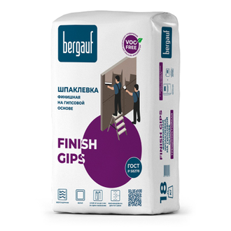 Шпатлевка Bergauf Finish Gips финишная 4кг.