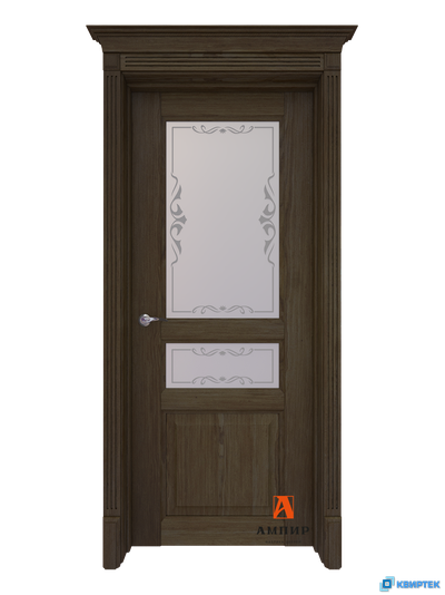 Межкомнатная остекленная дверь с покрытием ПВХ NEOCLASSIC NC15 купить в Челябинске | КВИРТЕК