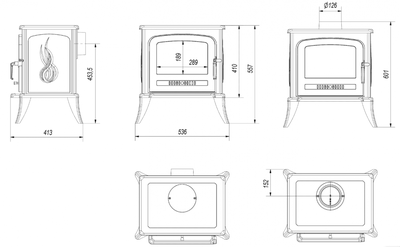 Печь Kratki Koza/K7