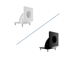 АДАПТЕР ОТВОД ПОД ПРЯМОЙ УГОЛ 90° для крепления коробок BOXFORCAM. Для систем видеонаблюдения и крепления видеокамер. (белая/чёрная)