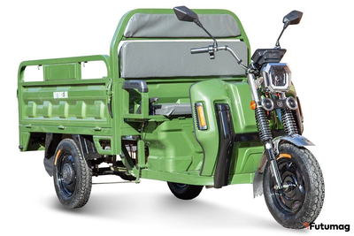Грузовой электротрицикл Rutrike Маяк 1600 60V1000W зеленый