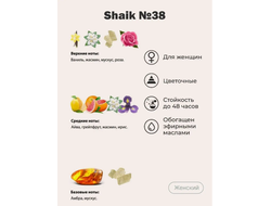 SHAIK 38 Парфюмерная вода аромат Chanel Chance 50мл