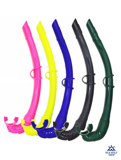 Трубка для дайвинга Sea Wolf силиконовая мягкая