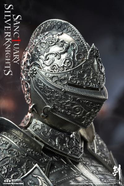 ПРЕДЗАКАЗ - Стражница святилища в серебряном - Коллекционная фигурка 1/6 SWORDS OF CHAOS - SILVER TEMPLE GUARDIAN (NICKEL SILVER EDITION) (SW003) - COOMODEL ?ЦЕНА: 41900 РУБ.?