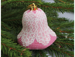 Колокольчик "Розовое кружево"  - Набор для вязания крючком с бисером от Ирины Рудевич